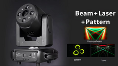Pattern laser moving head light